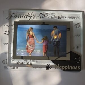 Black and Silver Family Photo Frame